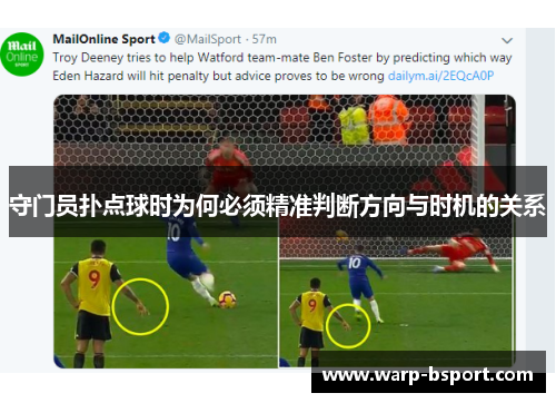 守门员扑点球时为何必须精准判断方向与时机的关系